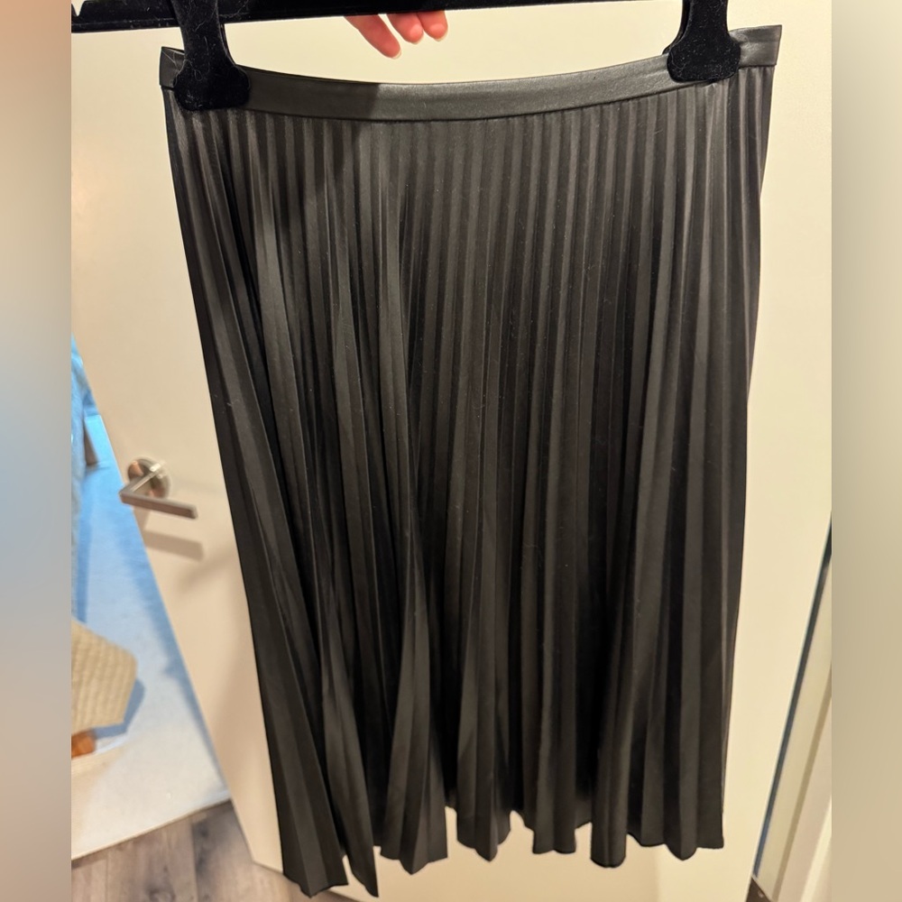 Ralph Lauren Black Midi A-Line Skirt